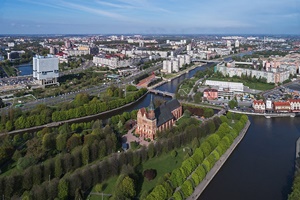 widok na miasto kalingrad